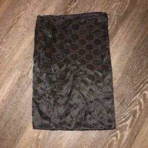 GUCCI print shoe or small bag dustbag